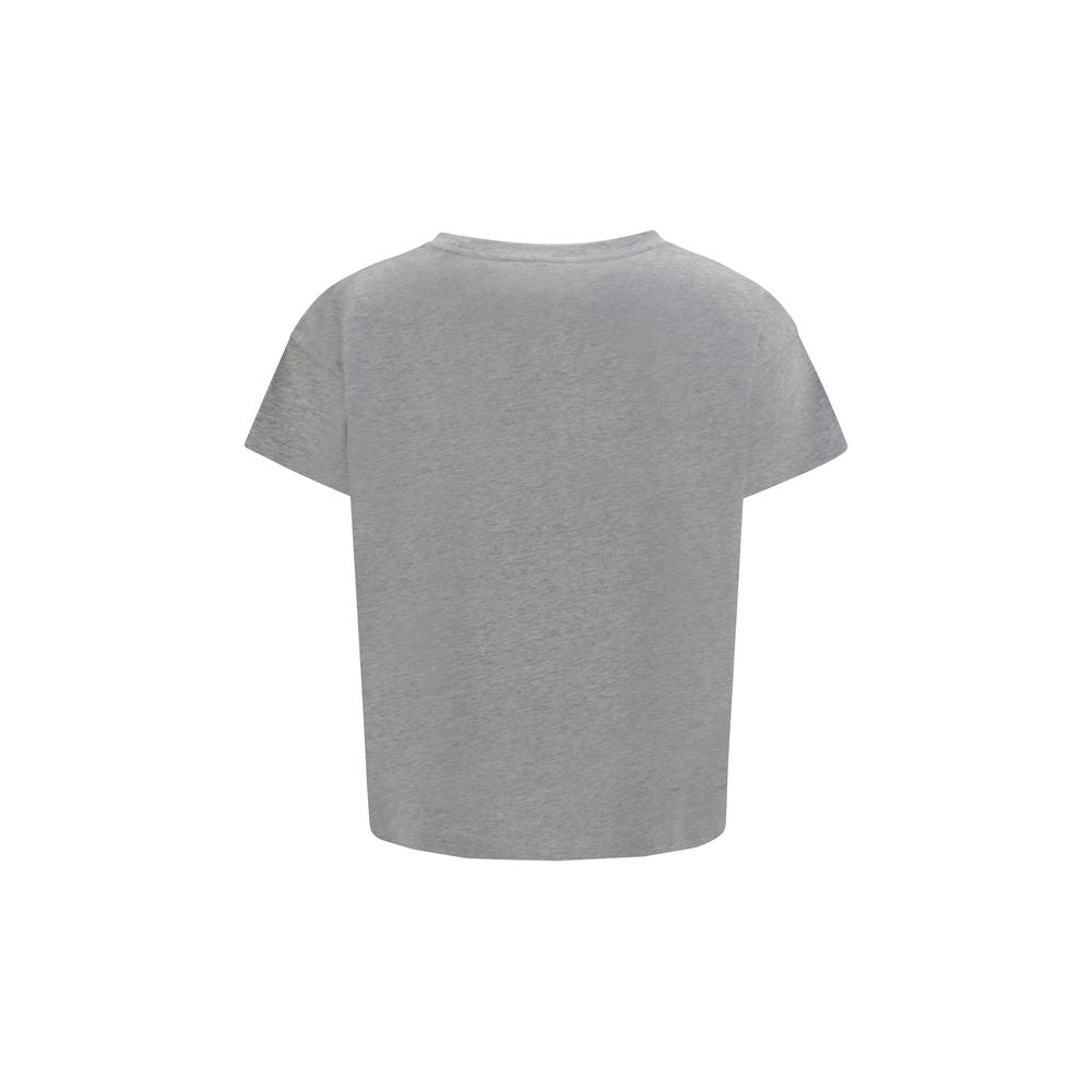 Loulou De Saison Graues Baumwoll-T-Shirt