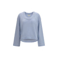 Loulou De Saison Blauer Kaschmirpullover