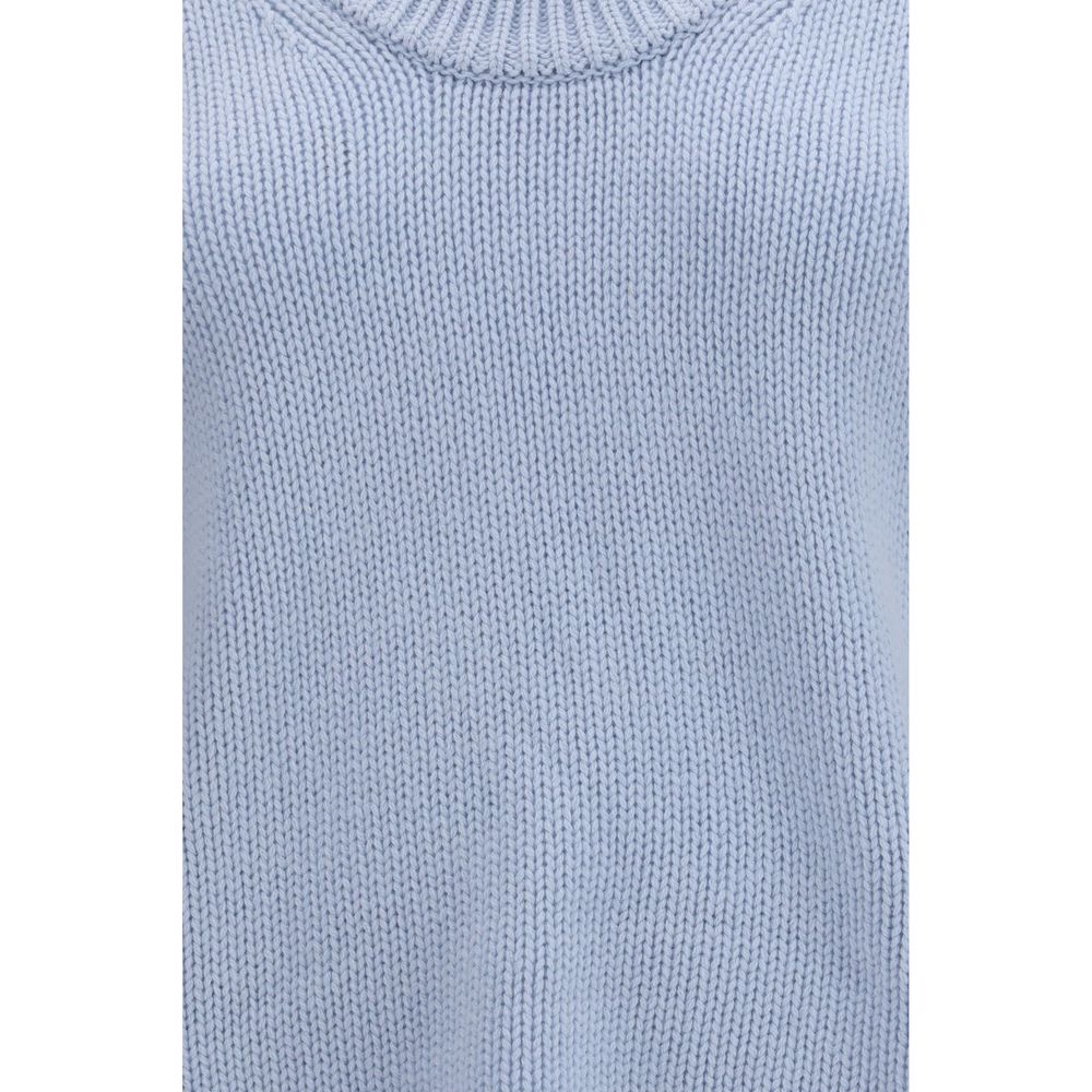 Loulou De Saison Blauer Kaschmirpullover