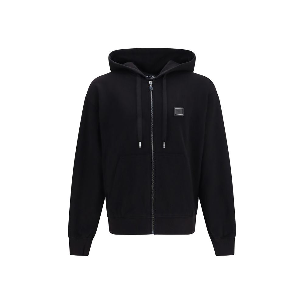 Dolce & Gabbana Schwarzer Baumwoll-Sweatshirt