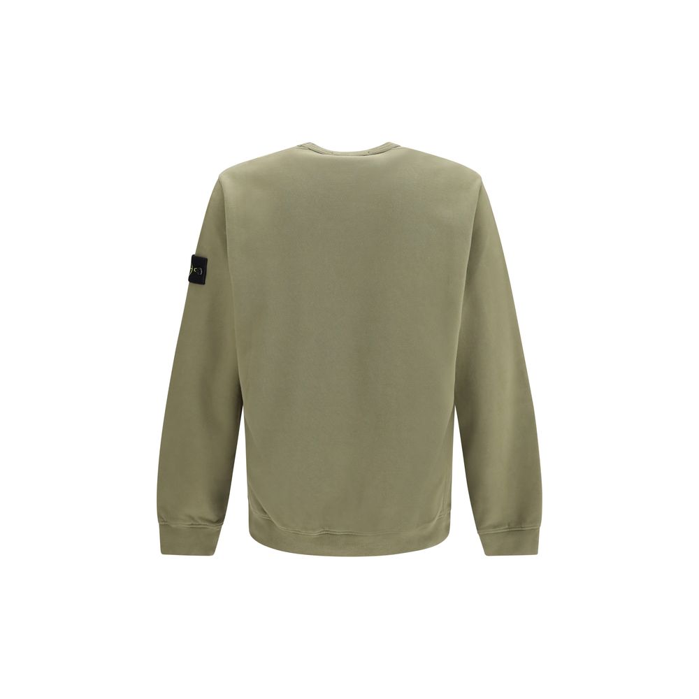 Stone Island Zweifarbiger Baumwollpullover