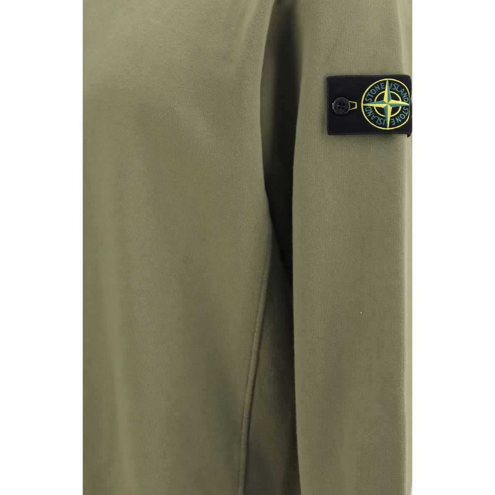 Stone Island Zweifarbiger Baumwollpullover