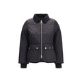 Barbour Schwarze Polyamid-Jacke in voller Länge