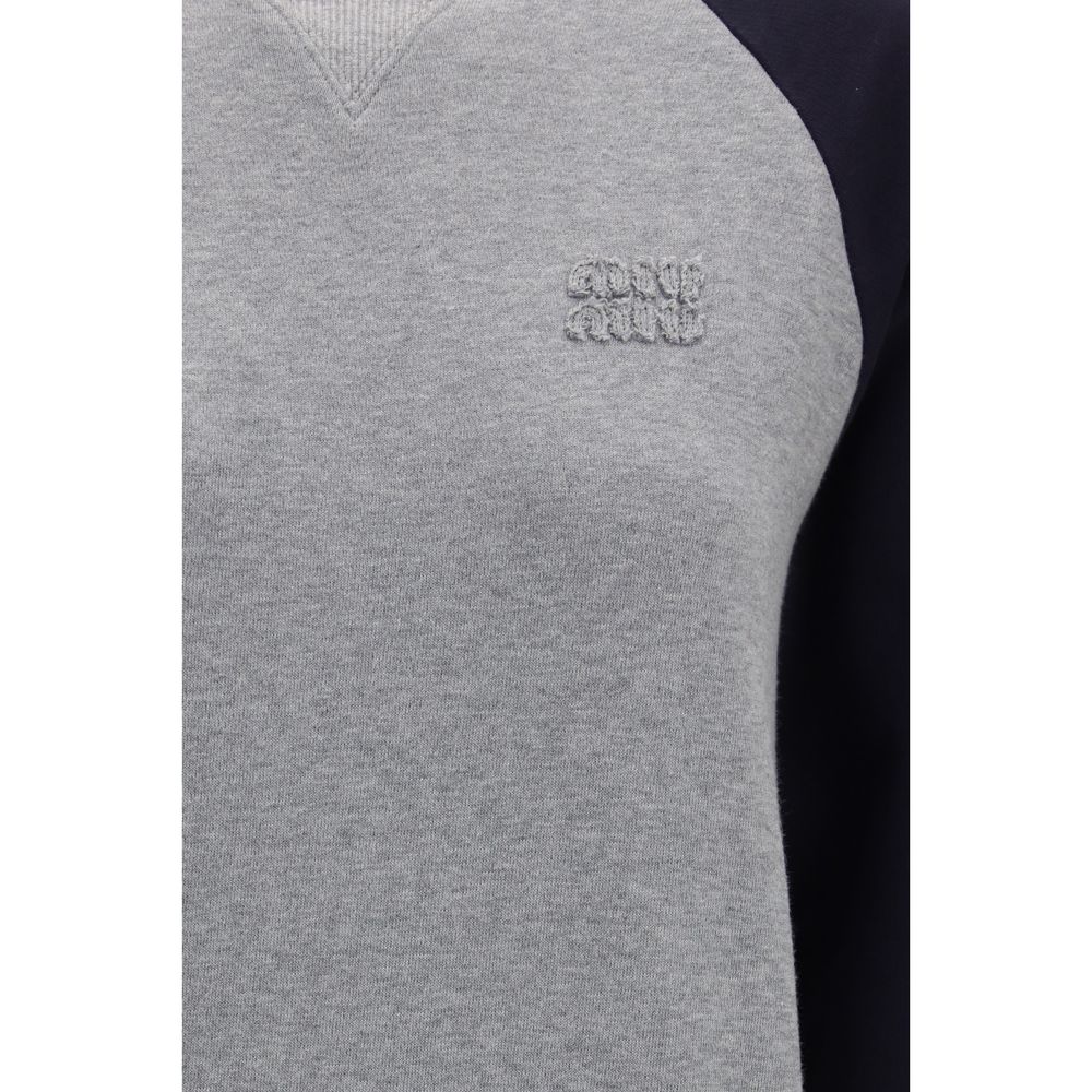 Miu Miu Mehrfarbiger Baumwollpullover