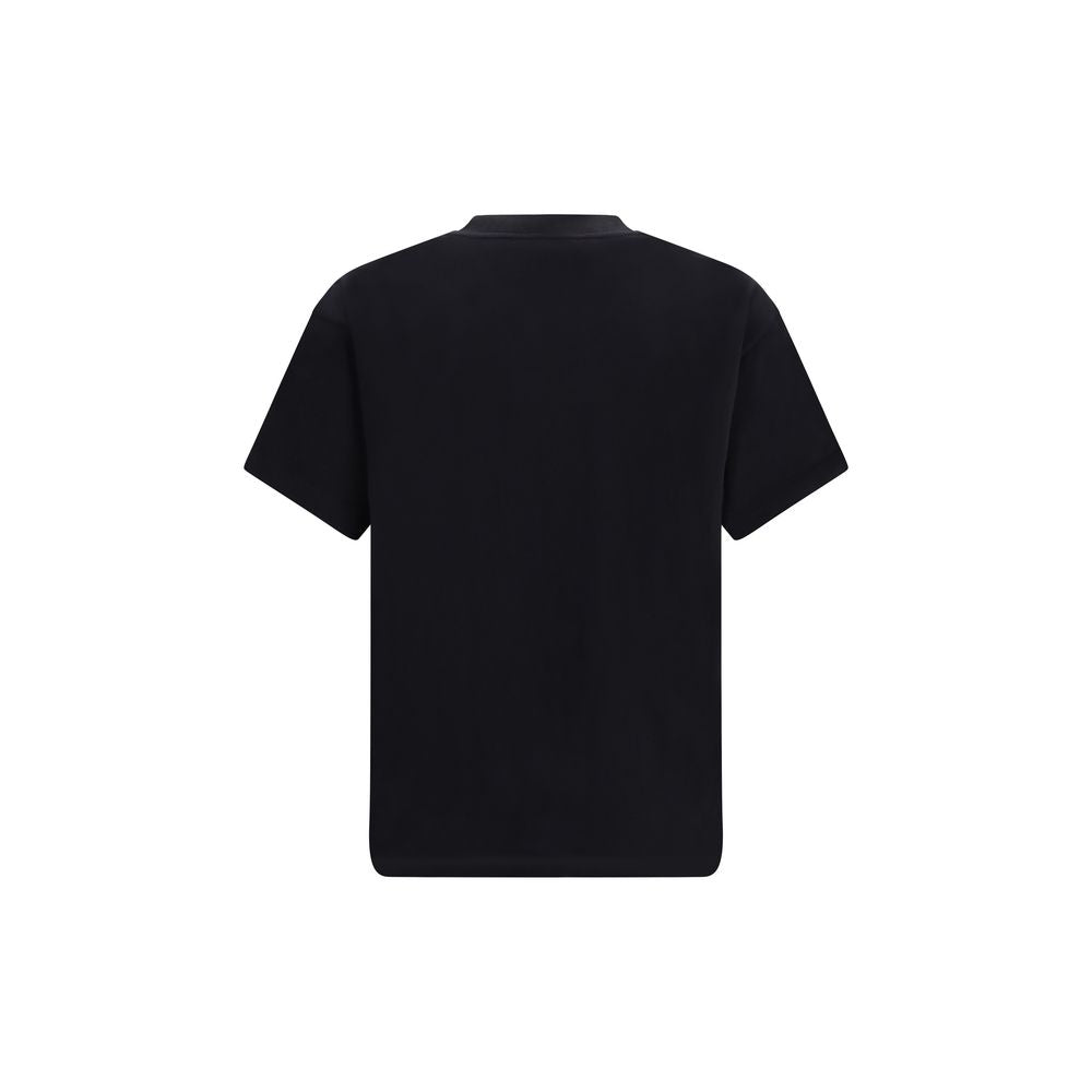 Palm Angels Schwarzes Baumwoll-T-Shirt