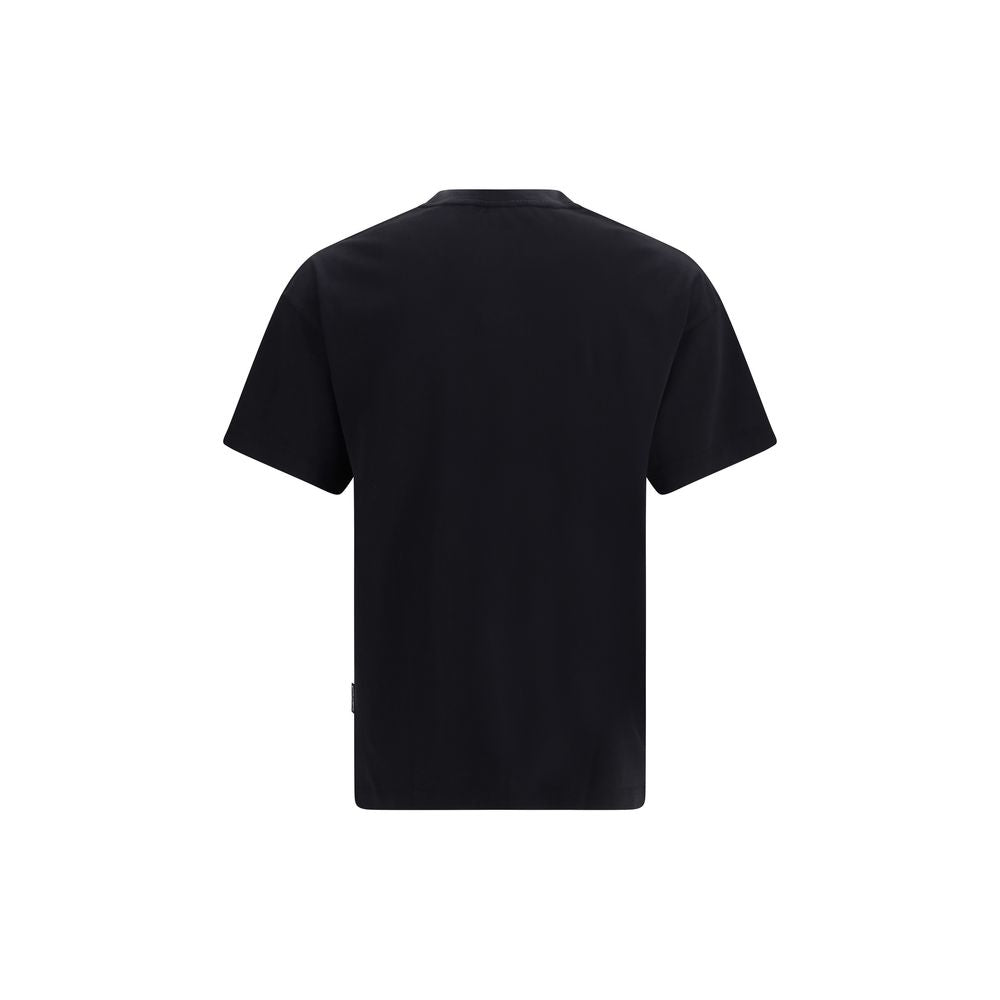 Palm Angels Schwarzes Baumwoll-T-Shirt