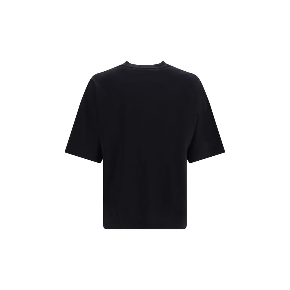 Palm Angels Schwarzes Baumwoll-T-Shirt