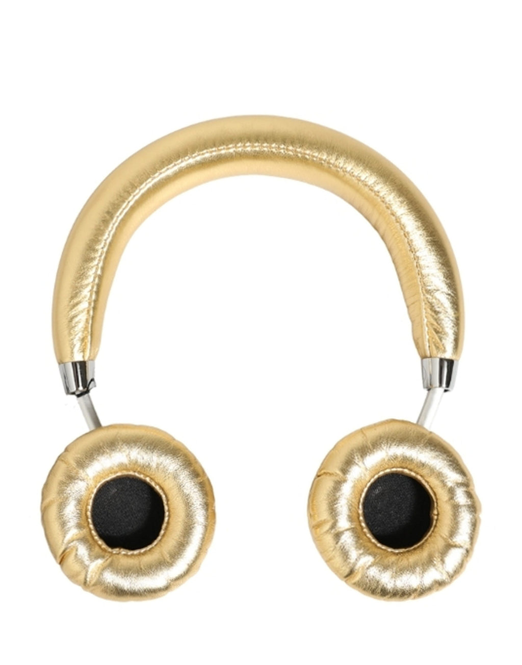 Dolce & Gabbana Damen Gold Leder Kabellose On-Ear Kopfhörer
