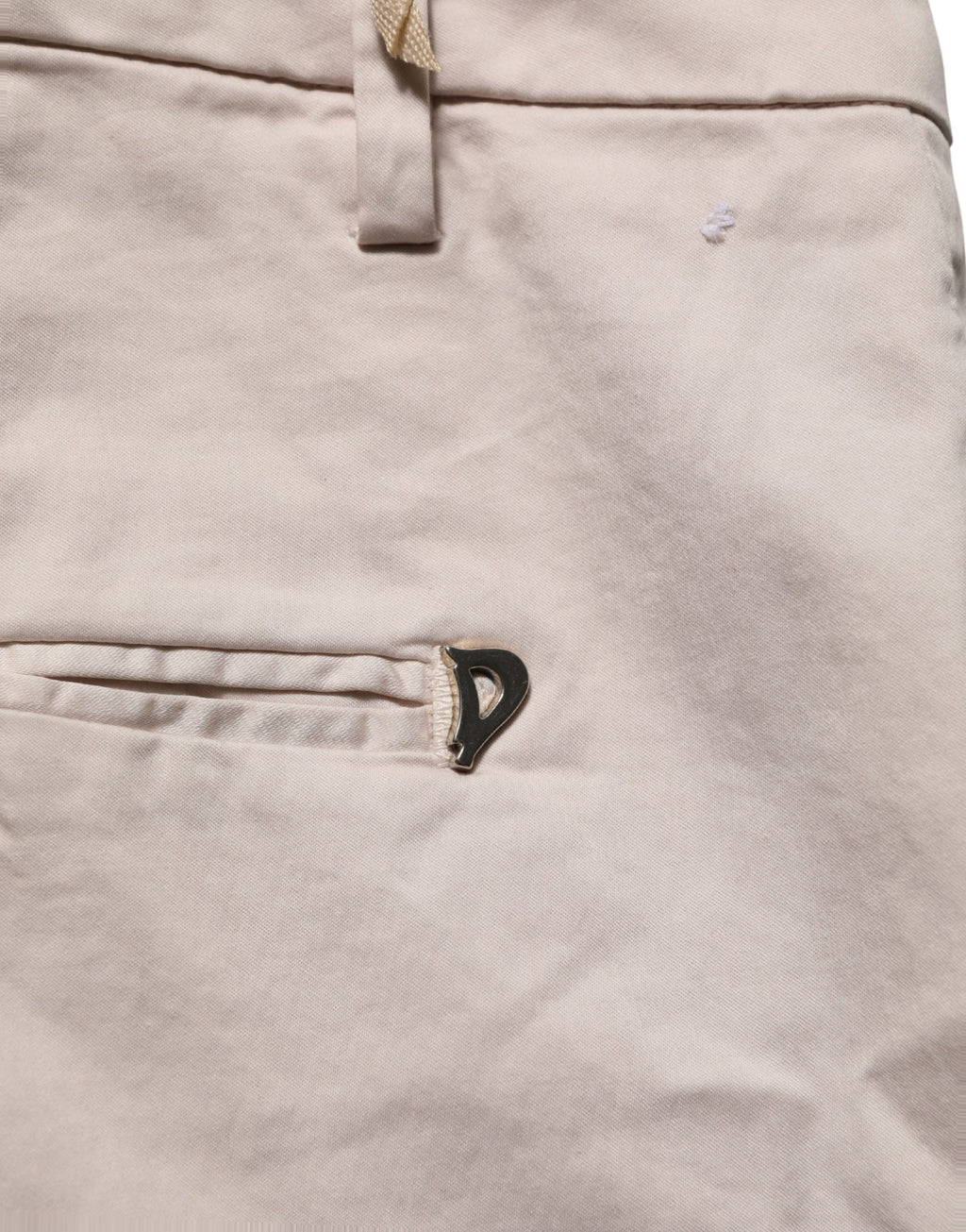 Dondup Beige Low Waist Tapered Damen Cropped Hose