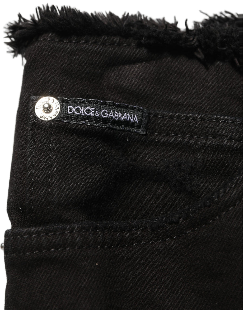 Dolce & Gabbana Schwarze Skinny Jeans aus Baumwolle