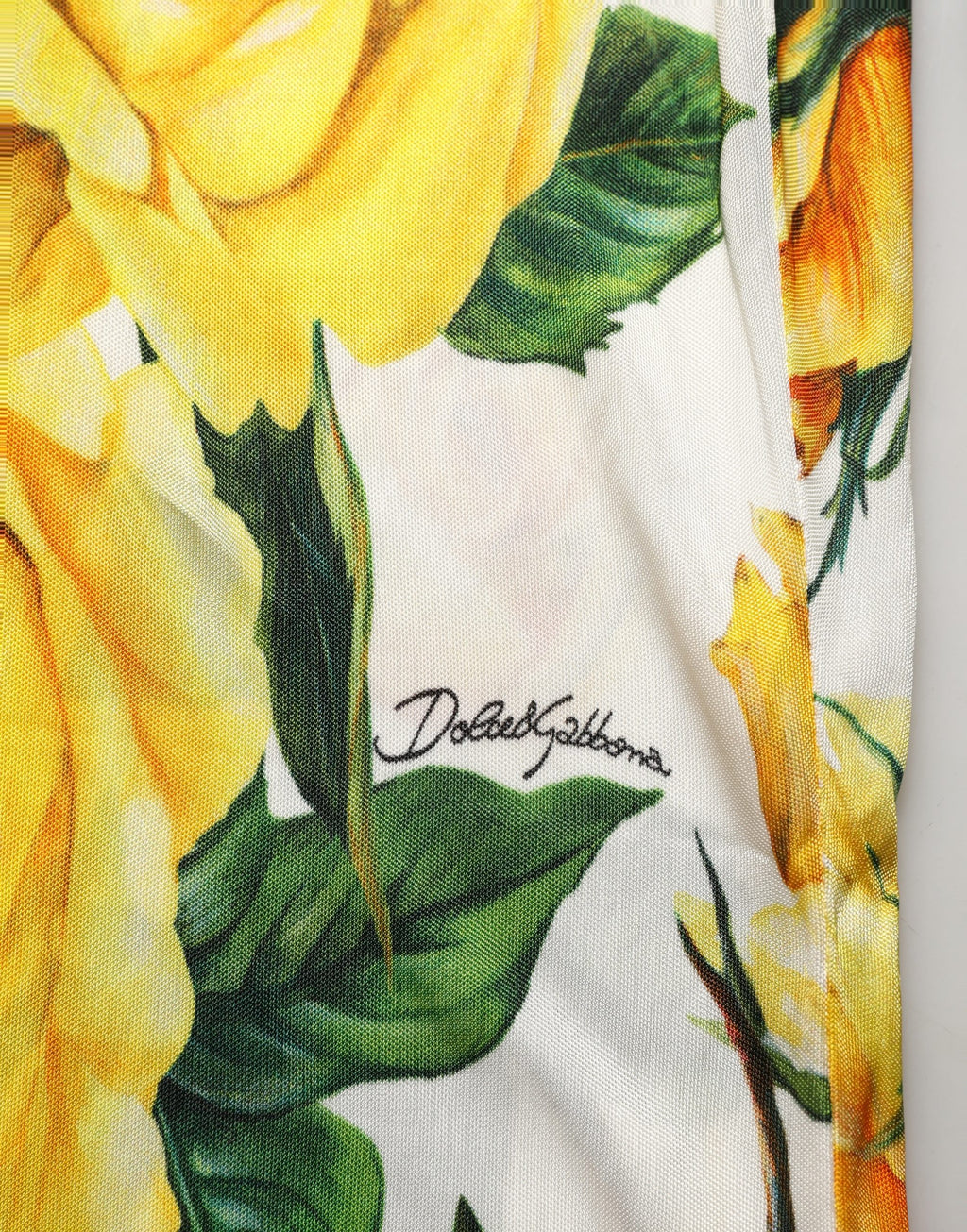 Dolce & Gabbana Multicolor Floral High Waist Straight Pants