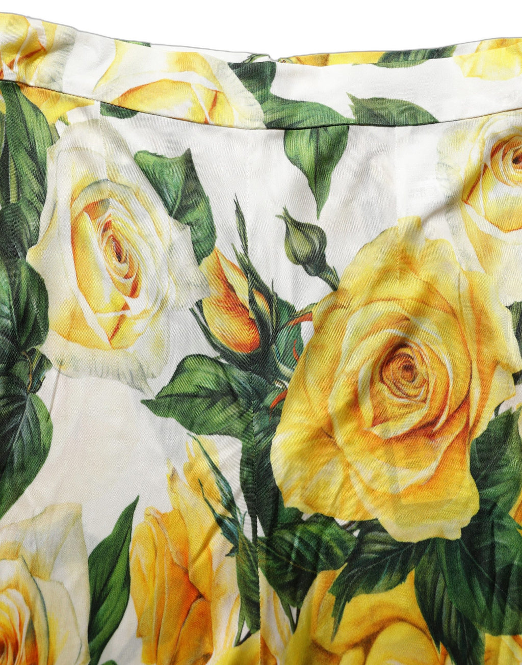 Dolce & Gabbana Multicolor Floral High Waist Straight Pants