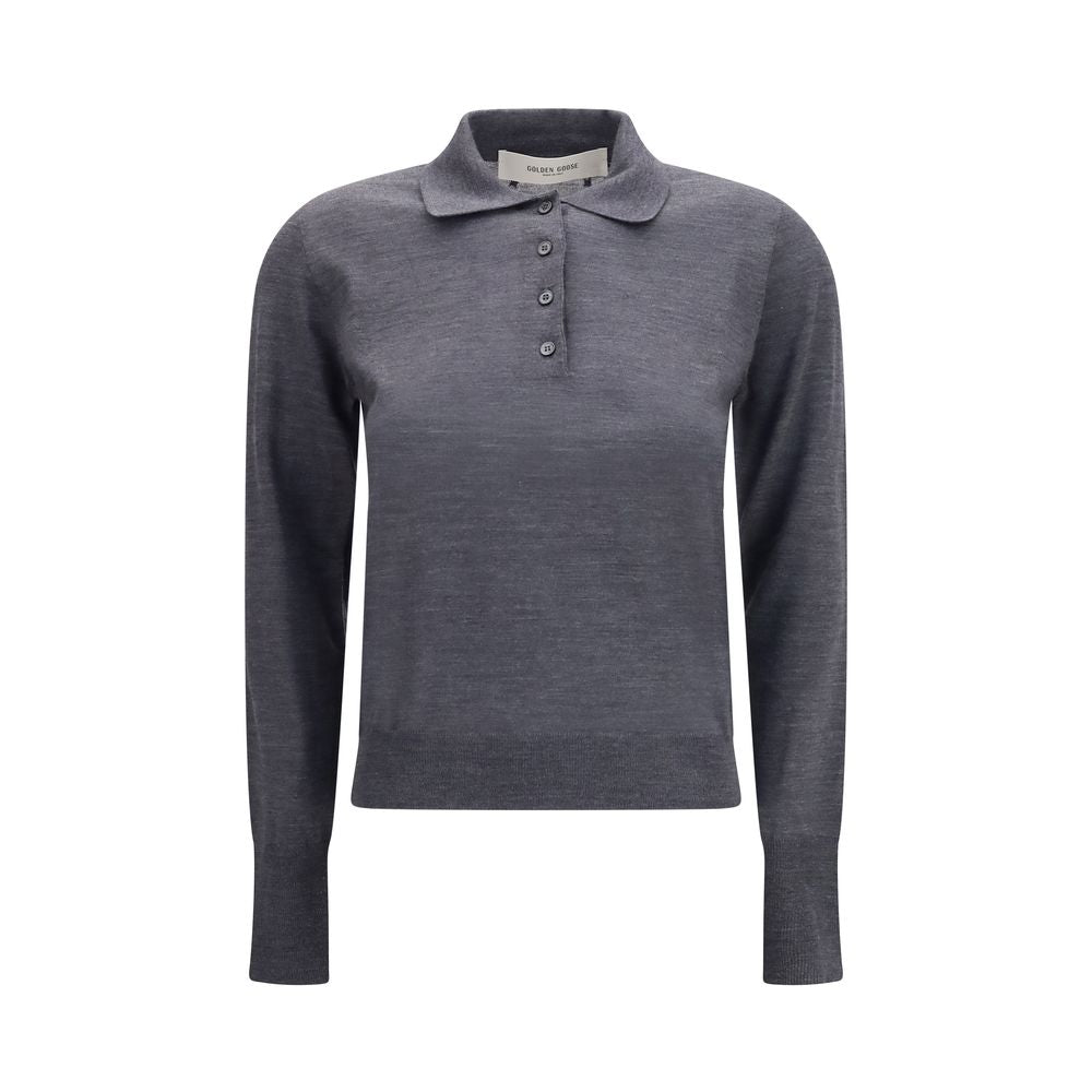 Golden Goose Graues Hemd aus Lammwolle Oves Aries