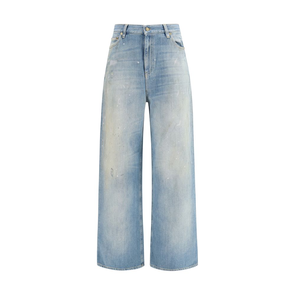 Golden Goose Blaue Baumwoll-Boyfriend-Jeans