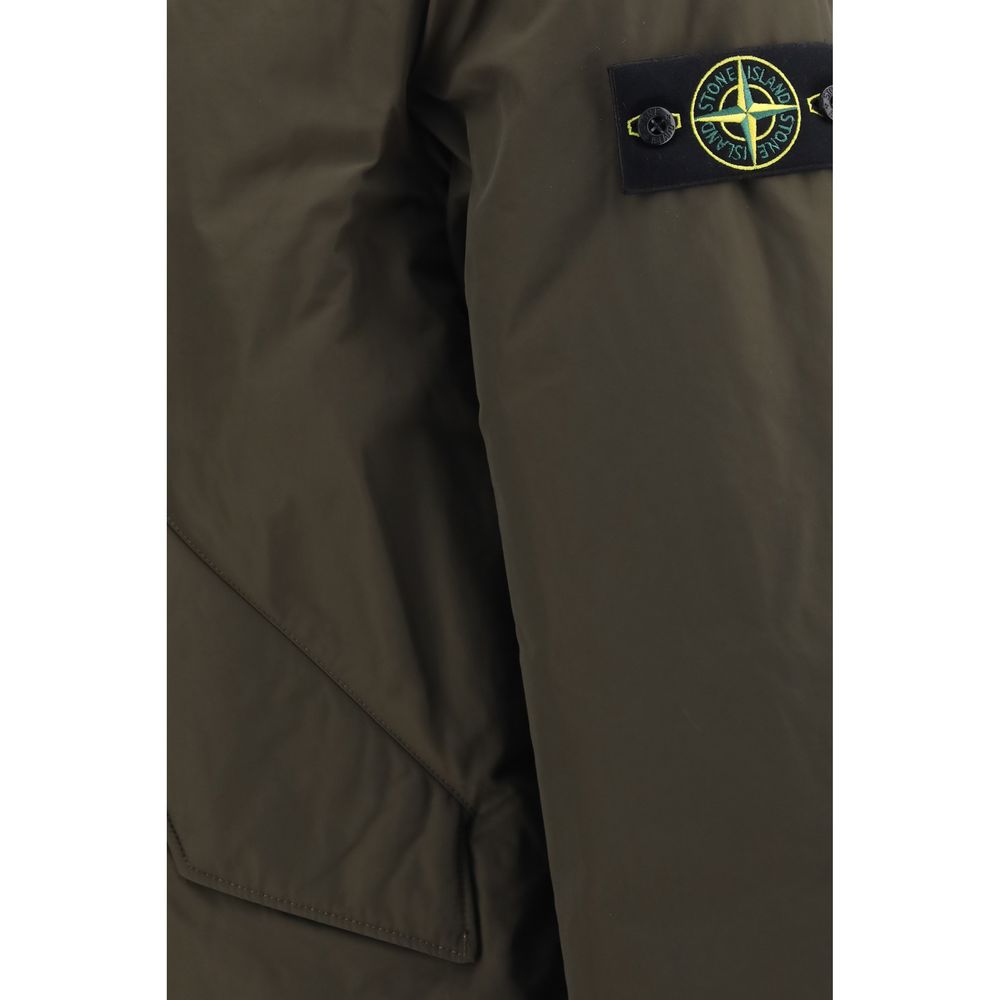 Stone Island Zweifarbige Polyester-Shelljacke