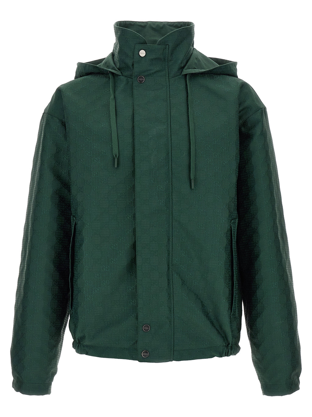 Gucci Zweifarbige Baumwoll-Shell-Jacke