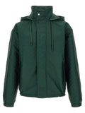 Gucci Zweifarbige Baumwoll-Shell-Jacke