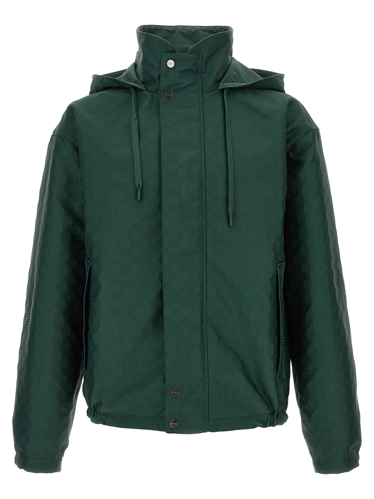 Gucci Zweifarbige Baumwoll-Shell-Jacke