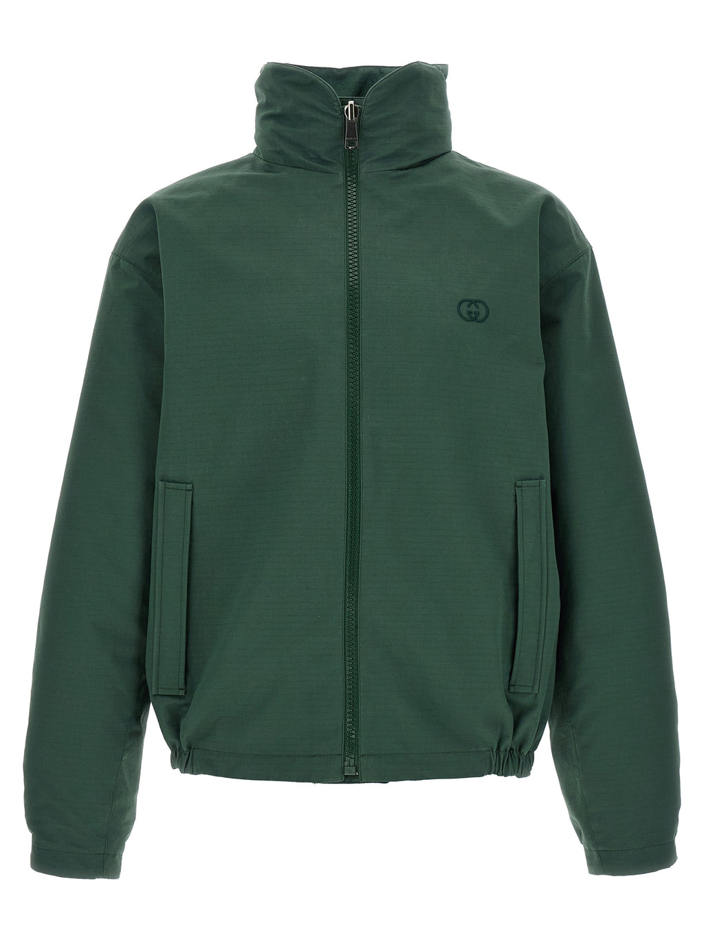 Gucci Zweifarbige Baumwoll-Shell-Jacke