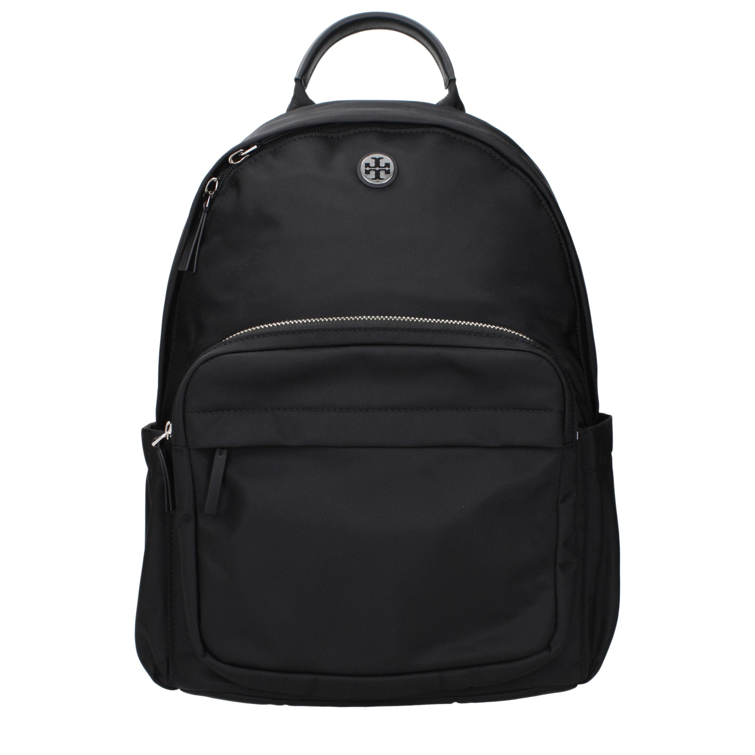 Tory Burch Schwarzer Nylon-Rucksack