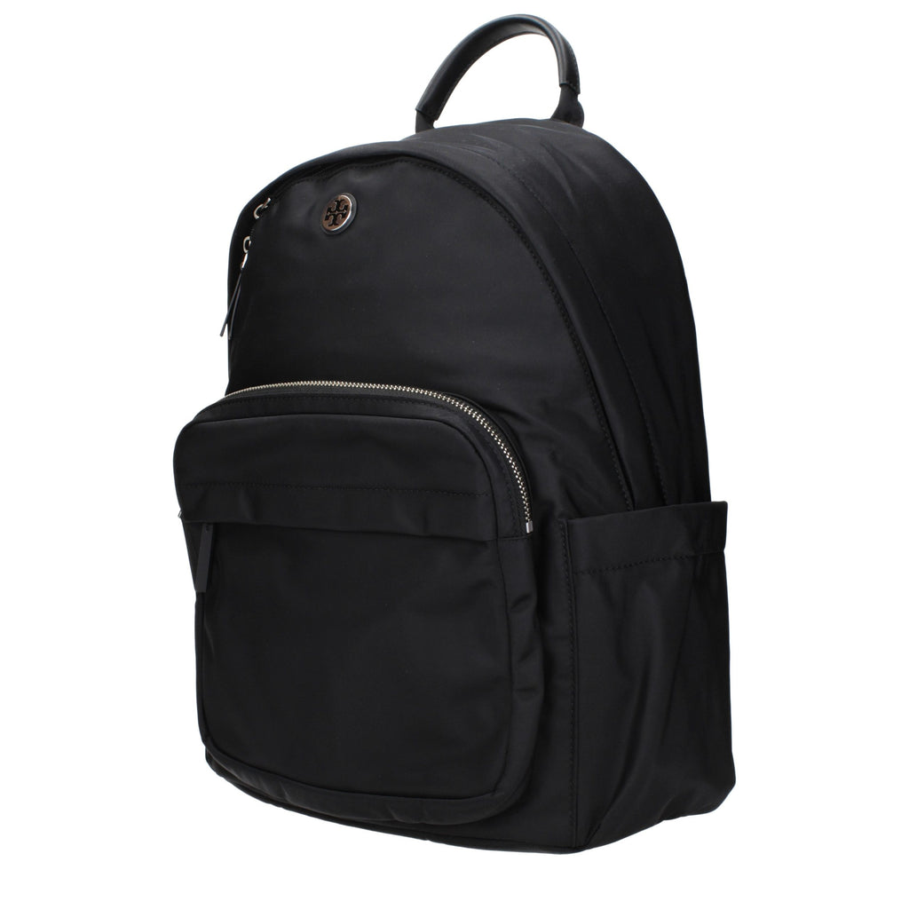 Tory Burch Schwarzer Nylon-Rucksack