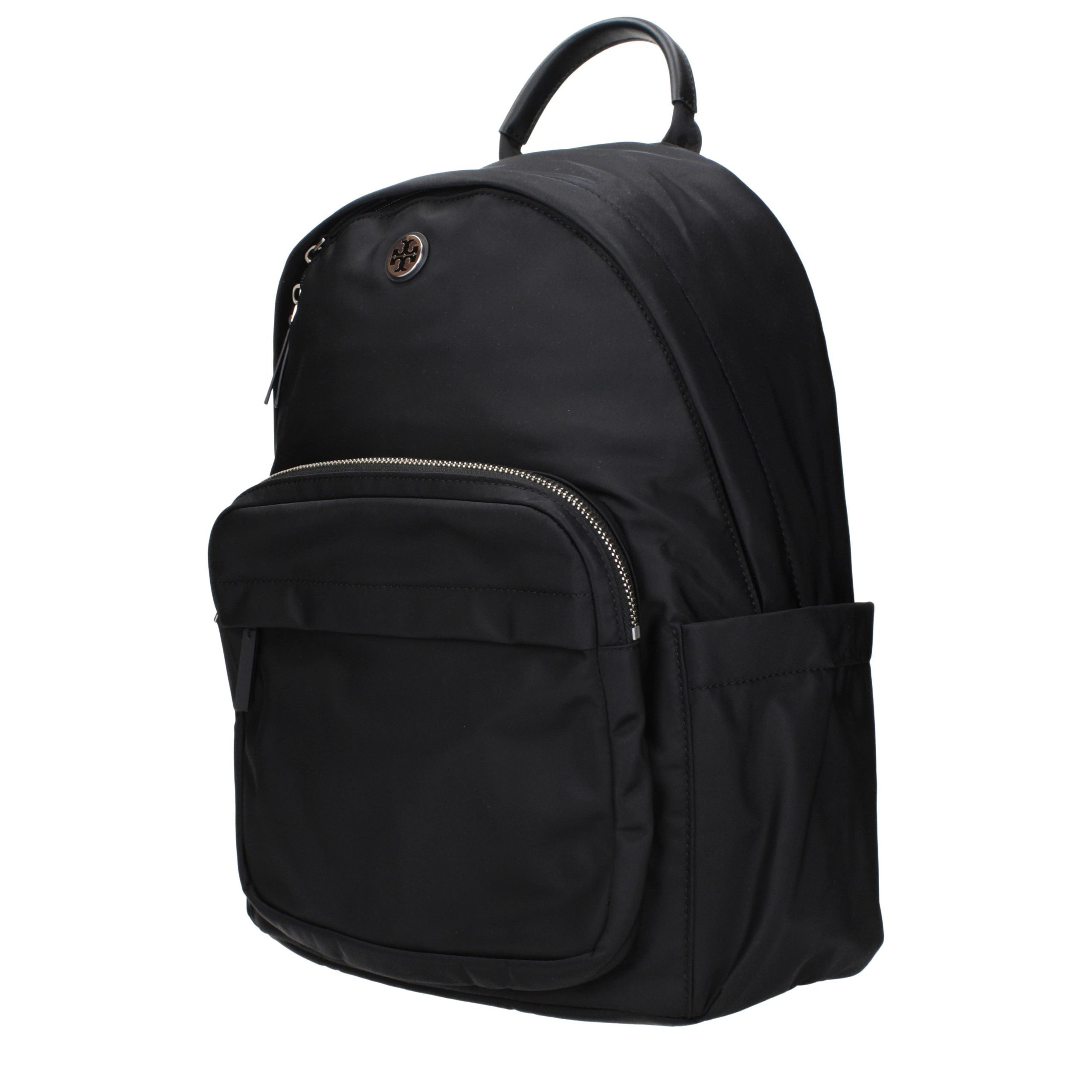 Tory Burch Schwarzer Nylon-Rucksack
