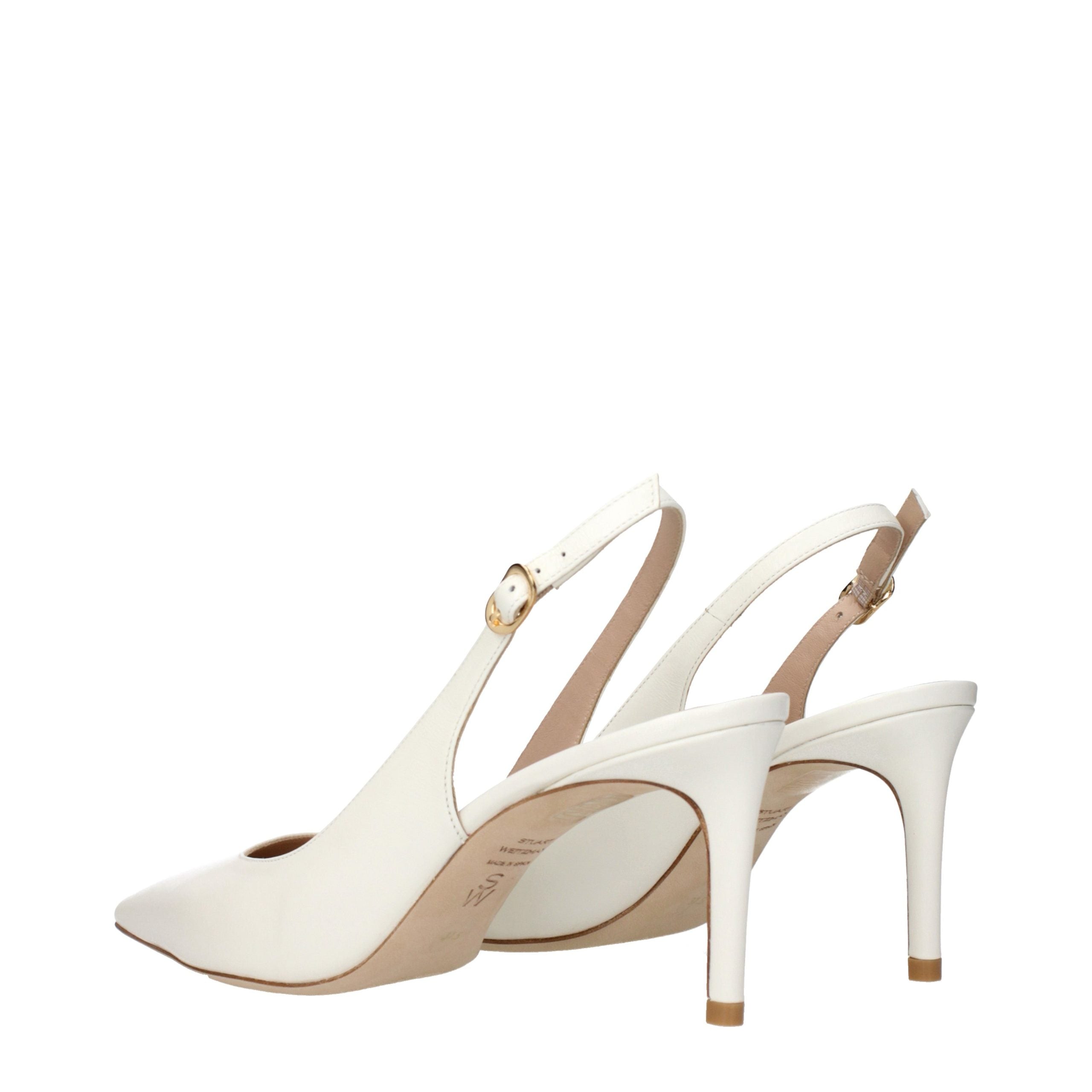 Stuart Weitzman Beige Leder Pumps mit hohem Absatz