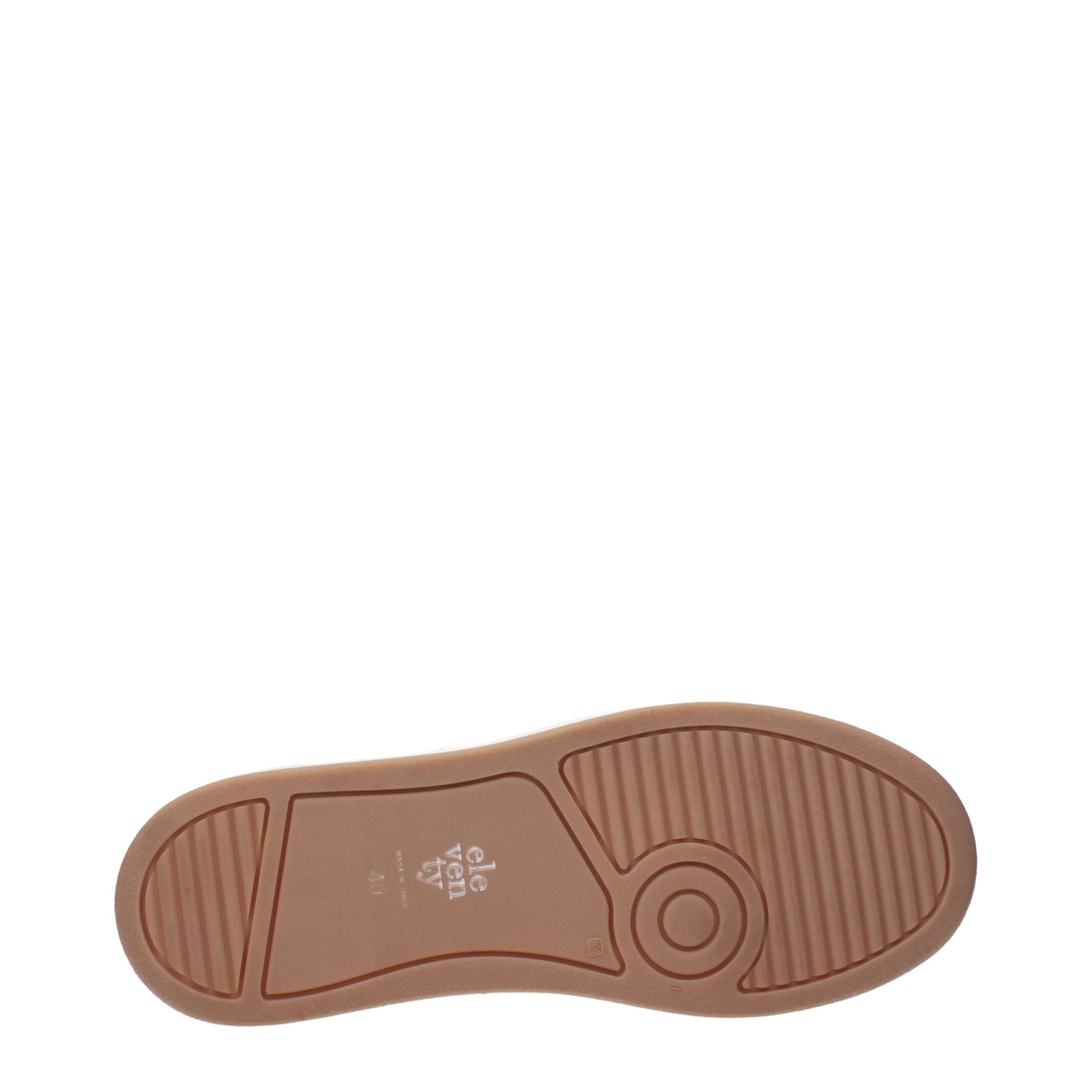 Eleventy Beige Leder Low-Top Sneaker