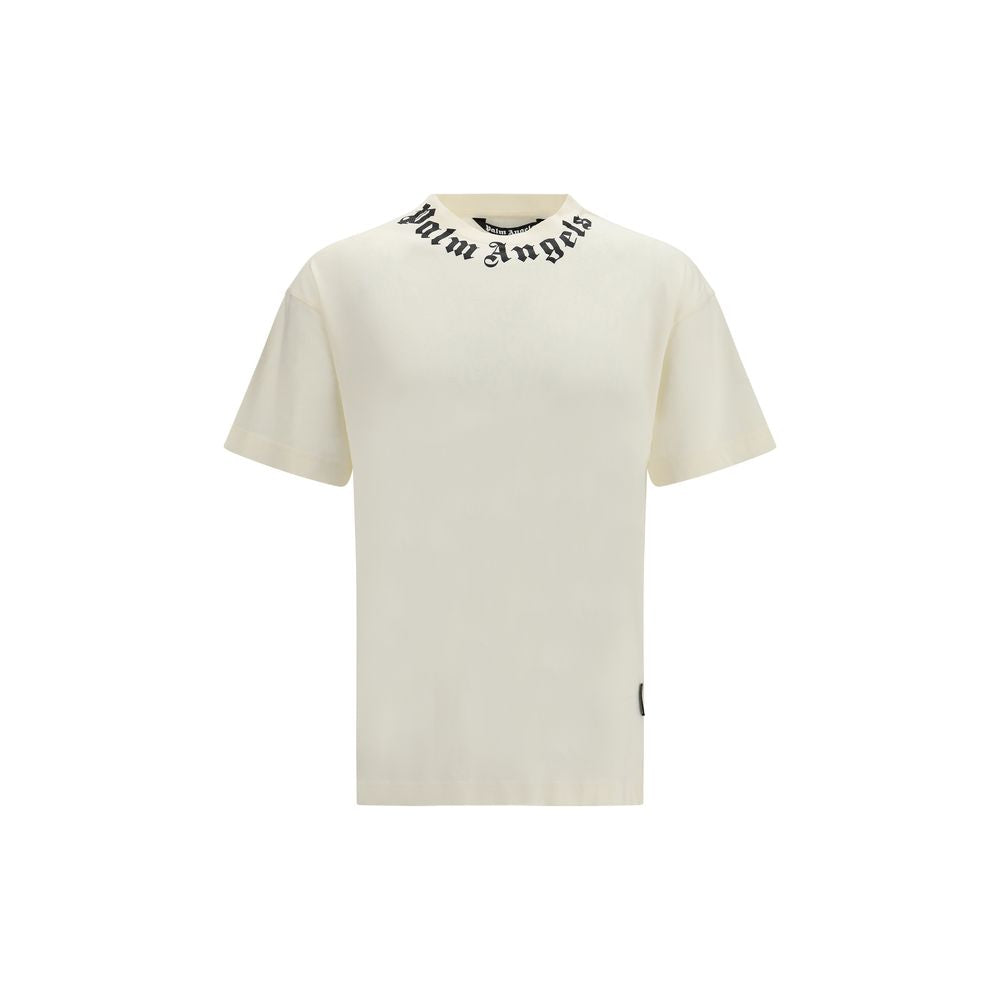 Palm Angels Beiges Baumwoll-T-Shirt