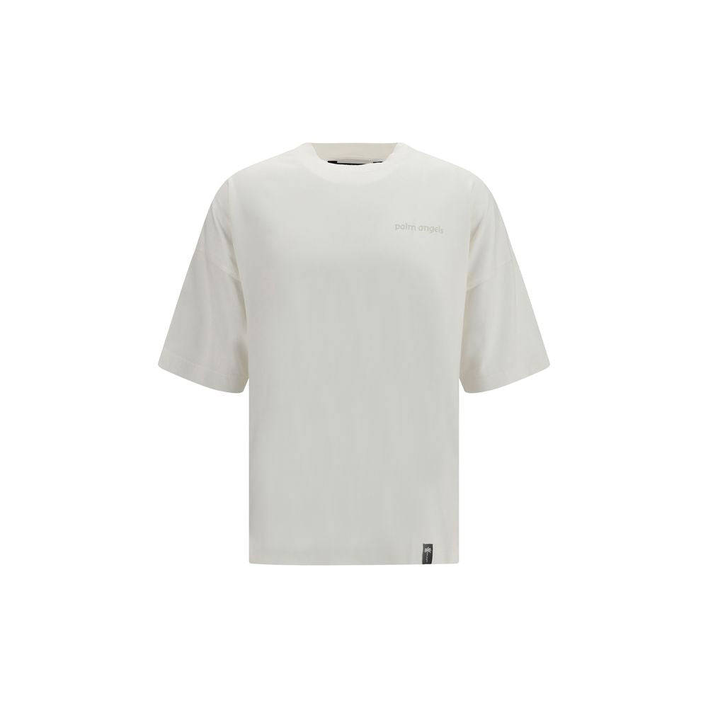 Palm Angels Weißes Baumwoll-T-Shirt