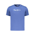 Pepe Jeans Blaues Baumwoll-T-Shirt für Herren