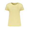 Pepe Jeans Gelbes Baumwoll-T-Shirt für Damen