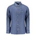 Pepe Jeans Herrenhemd aus blauer Baumwolle