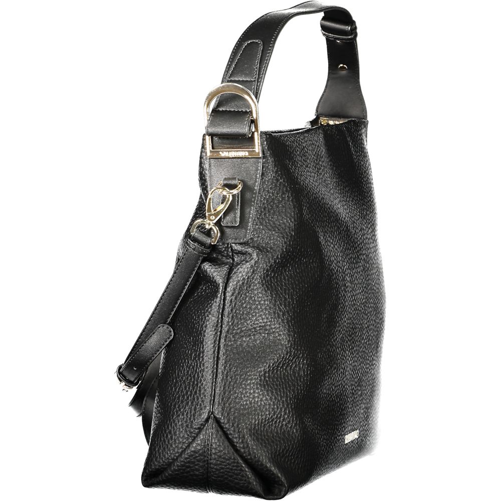 Mario Valentino Nero Polyurethane Damenhandtasche