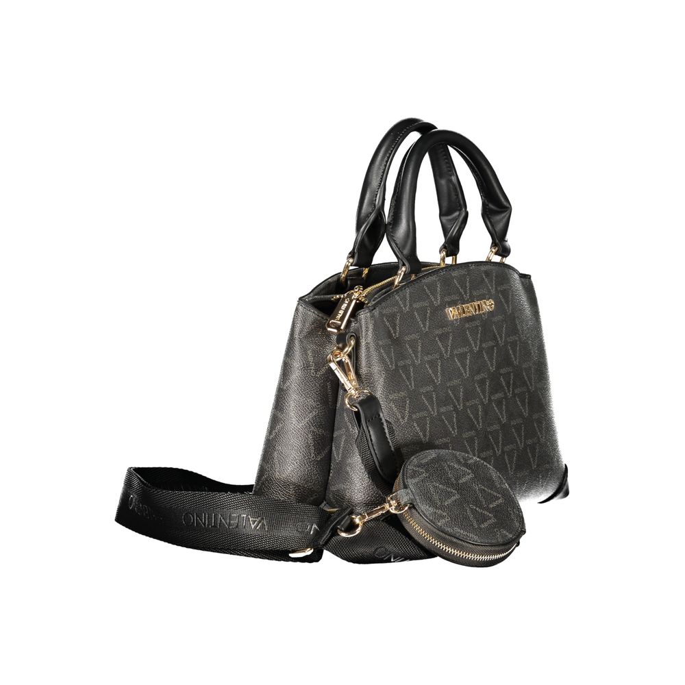 Mario Valentino Nero Polyurethane Damenhandtasche