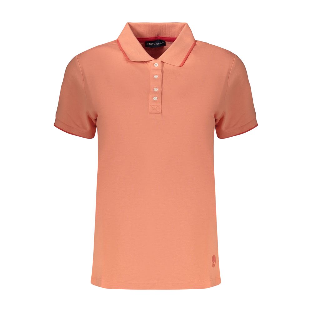 North Sails Pink Cotton Damen Poloshirt