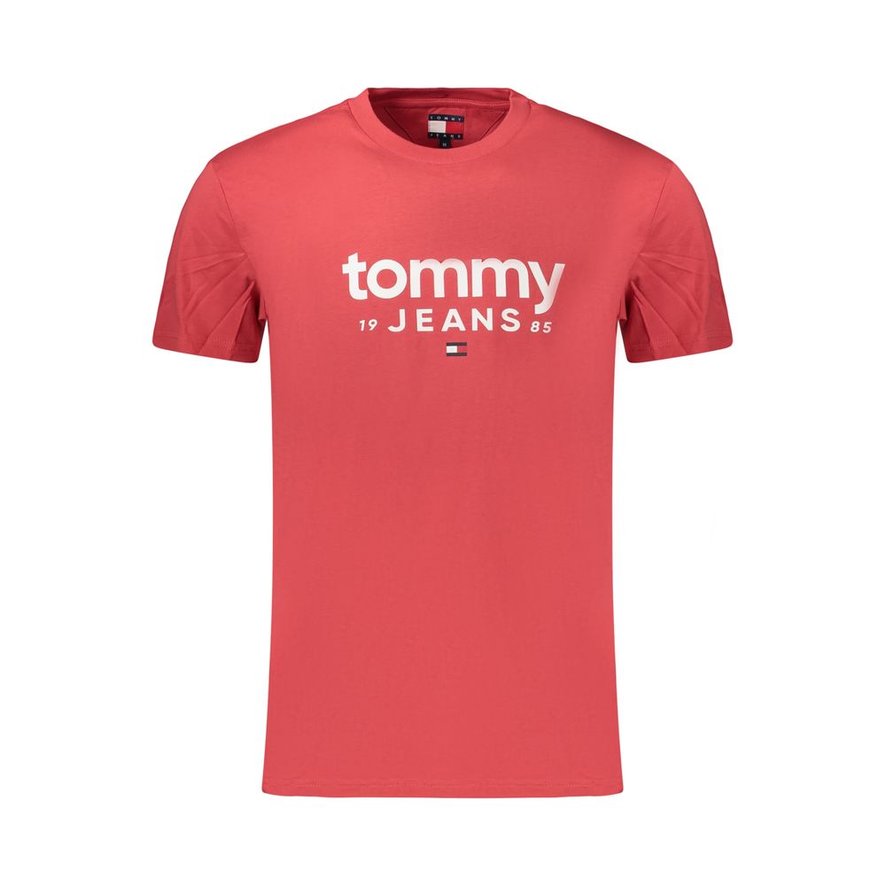 Tommy Hilfiger Rosso Baumwoll-T-Shirt für Herren
