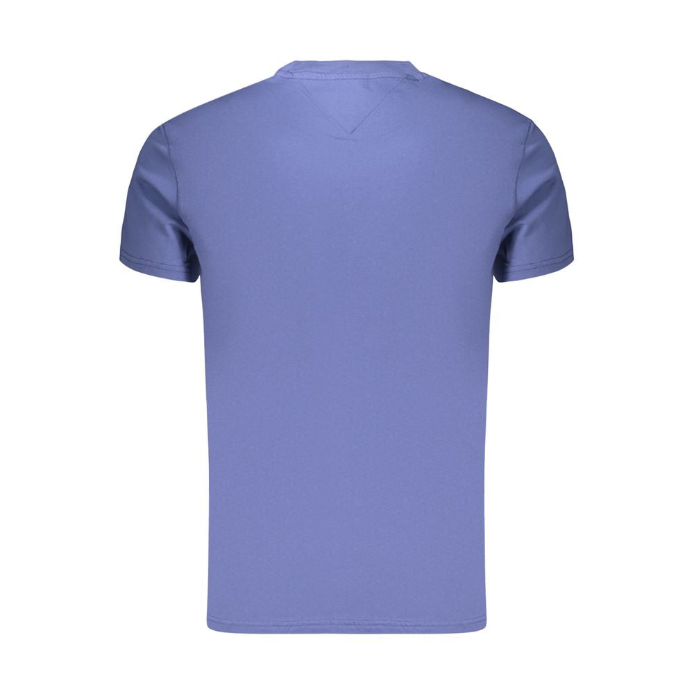 Tommy Hilfiger Blaues Baumwoll-T-Shirt für Herren