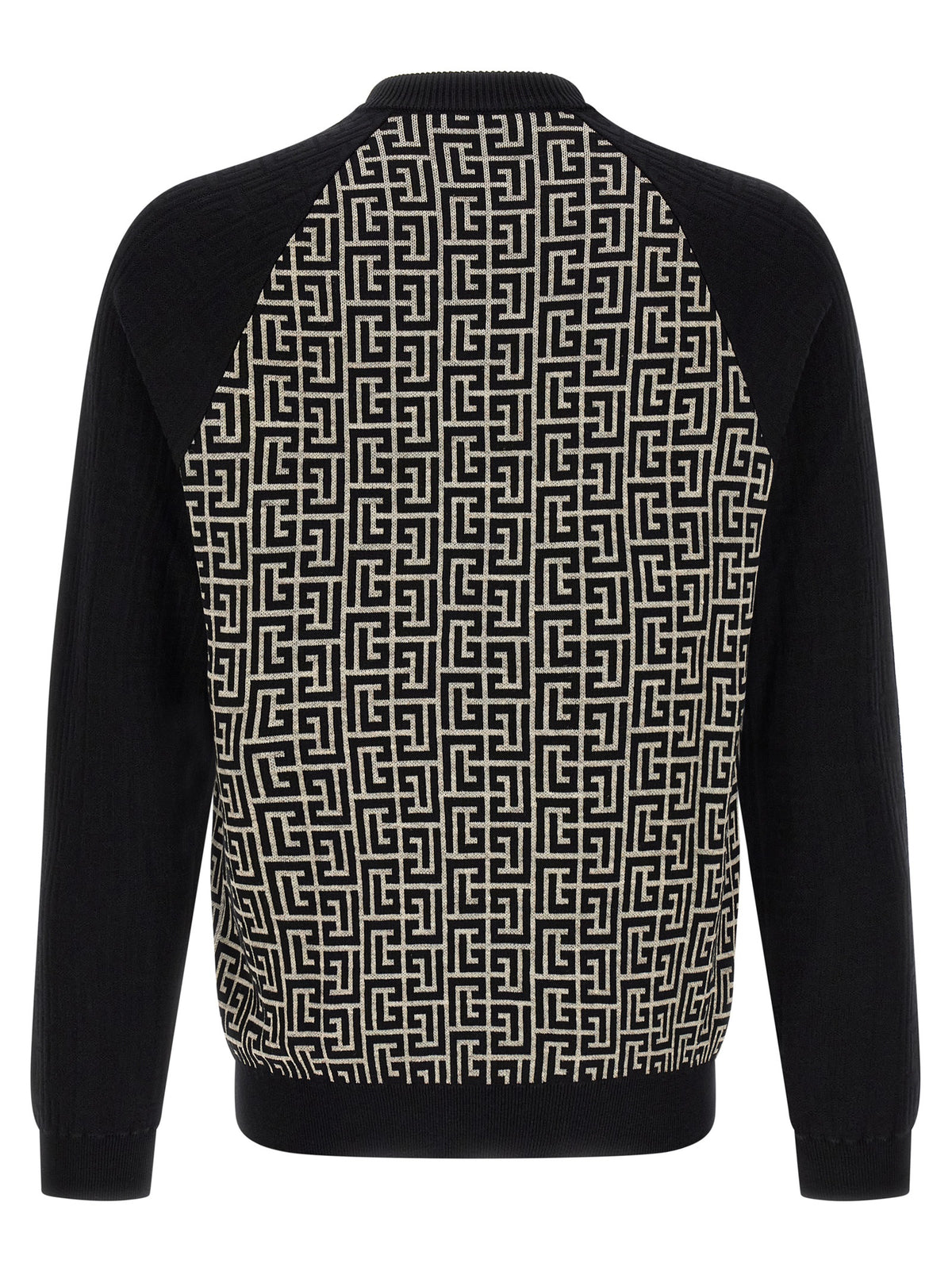 Balmain Baumwoll-Cardigan in Zweifarbenoptik