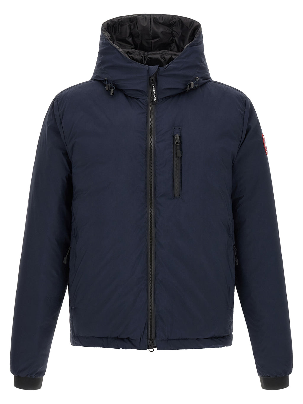 Canada Goose Blaue Polyamid-Jacke in voller Länge