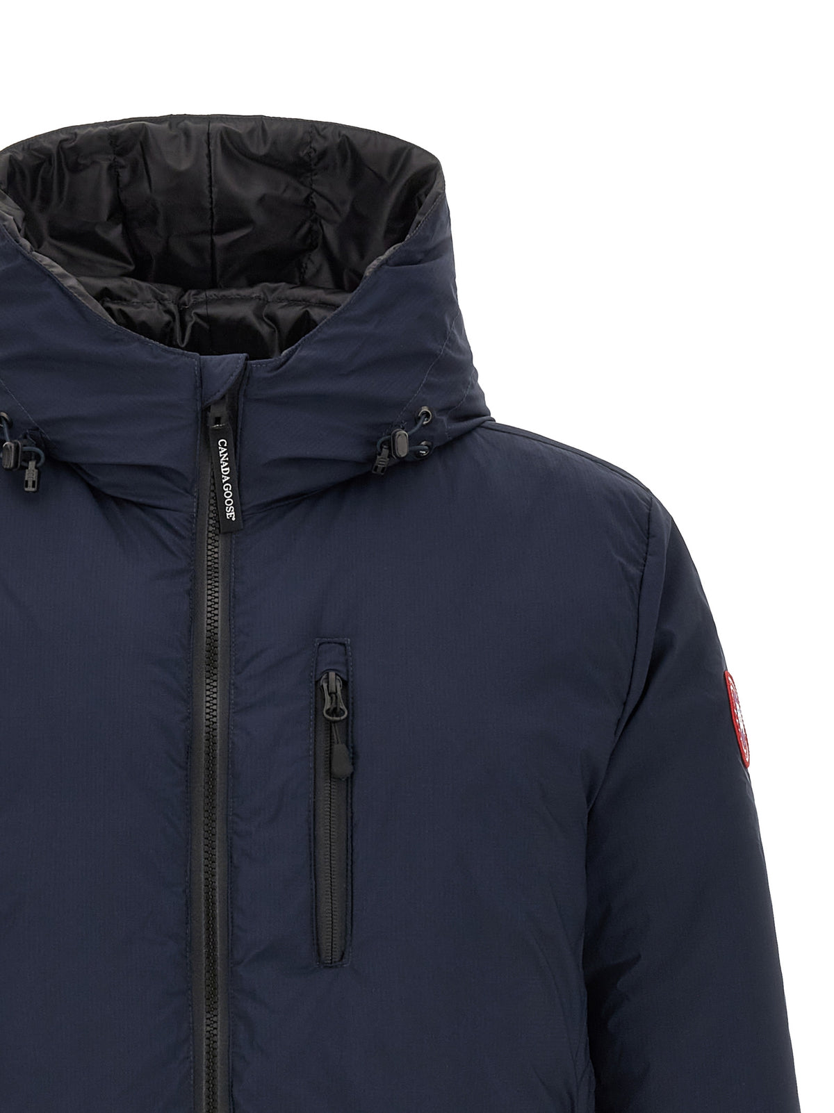 Canada Goose Blaue Polyamid-Jacke in voller Länge
