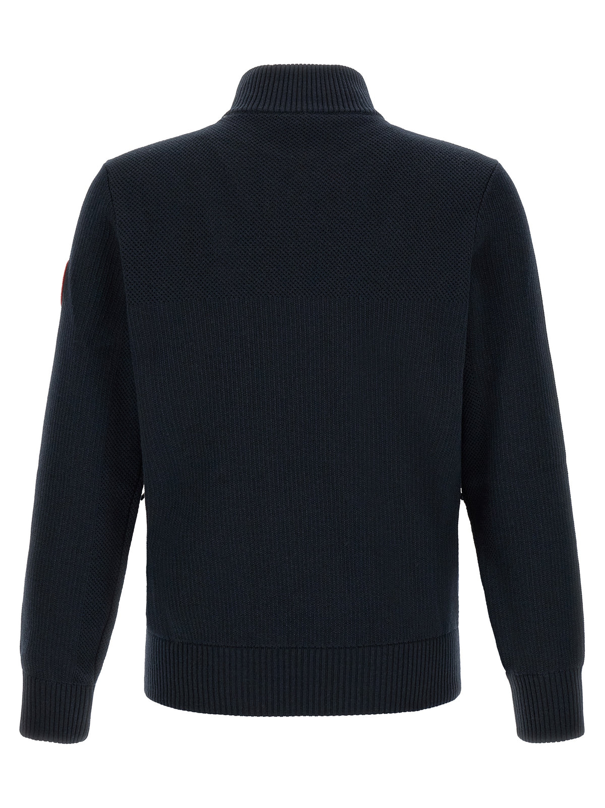 Canada Goose Schwarze Wolljacke in voller Länge