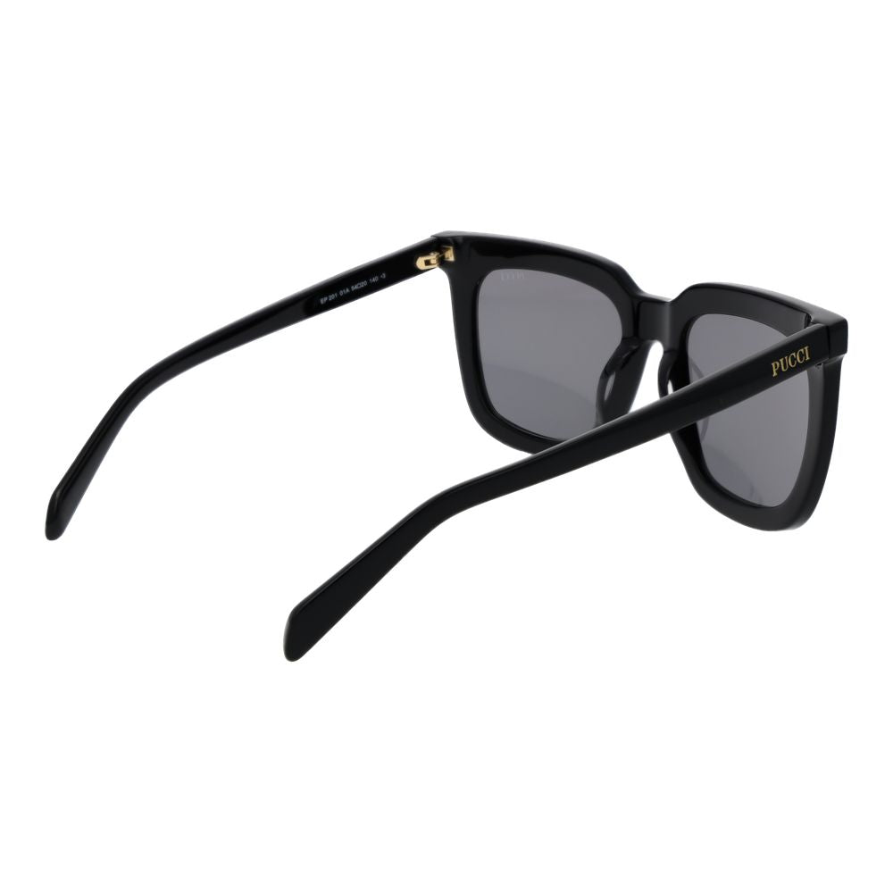 Emilio Pucci Schwarze Sonnenbrille aus Acetat