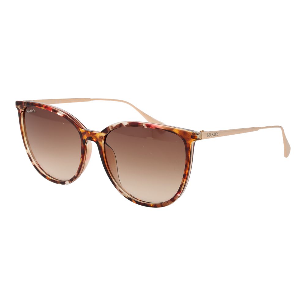 Max & Co Braune Sonnenbrille aus Kunststoff