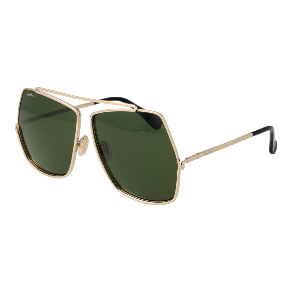 Max Mara Sonnenbrille aus Goldmetall
