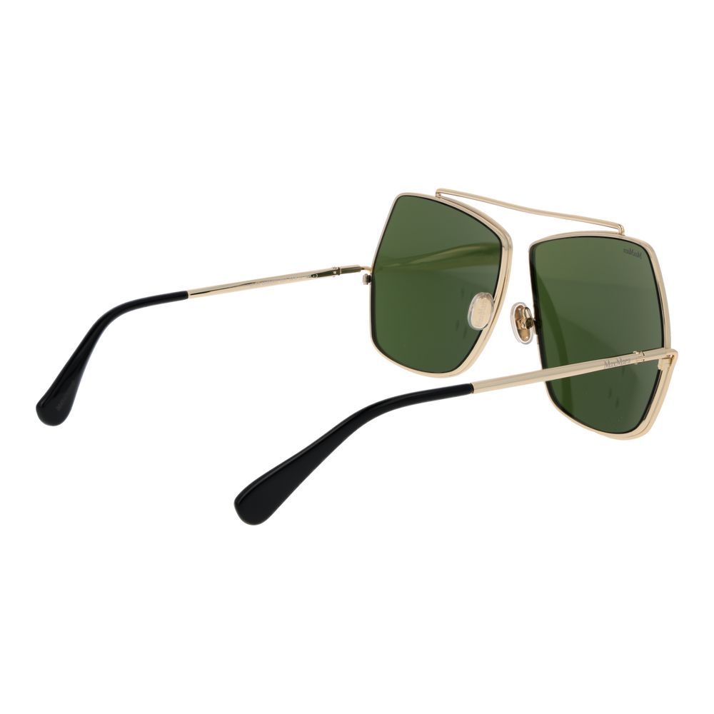 Max Mara Sonnenbrille aus Goldmetall