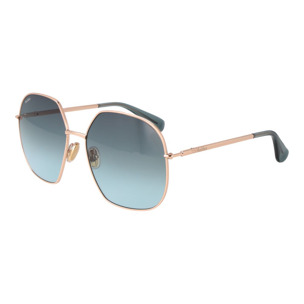 Max Mara Sonnenbrille aus Roségold-Metall