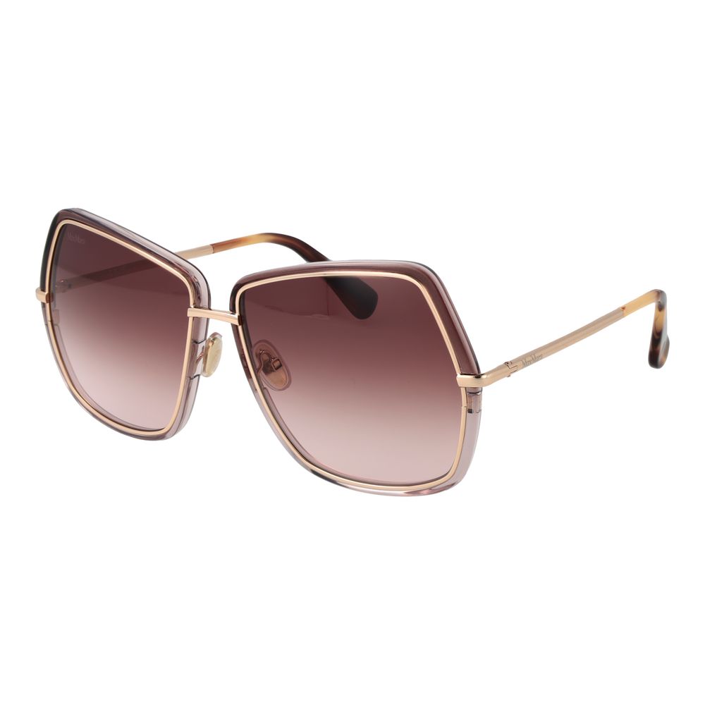 Max Mara Sonnenbrille aus Goldmetall