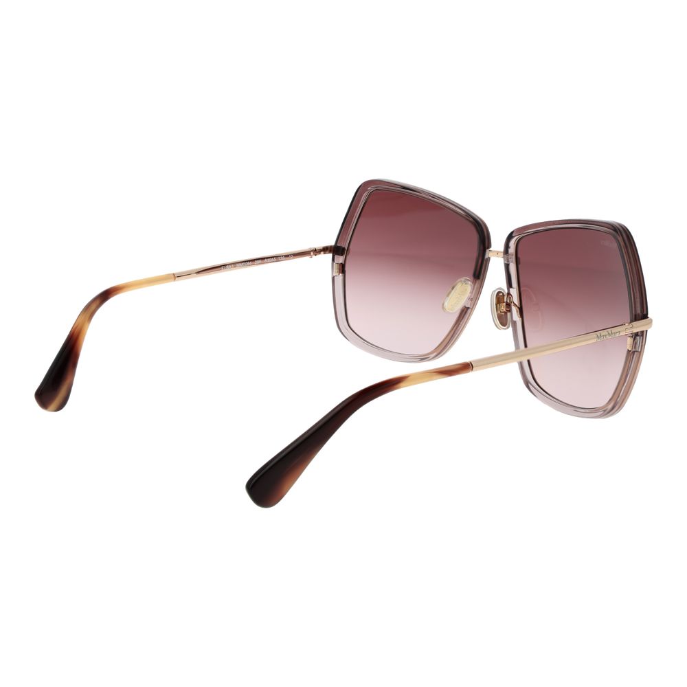 Max Mara Sonnenbrille aus Goldmetall