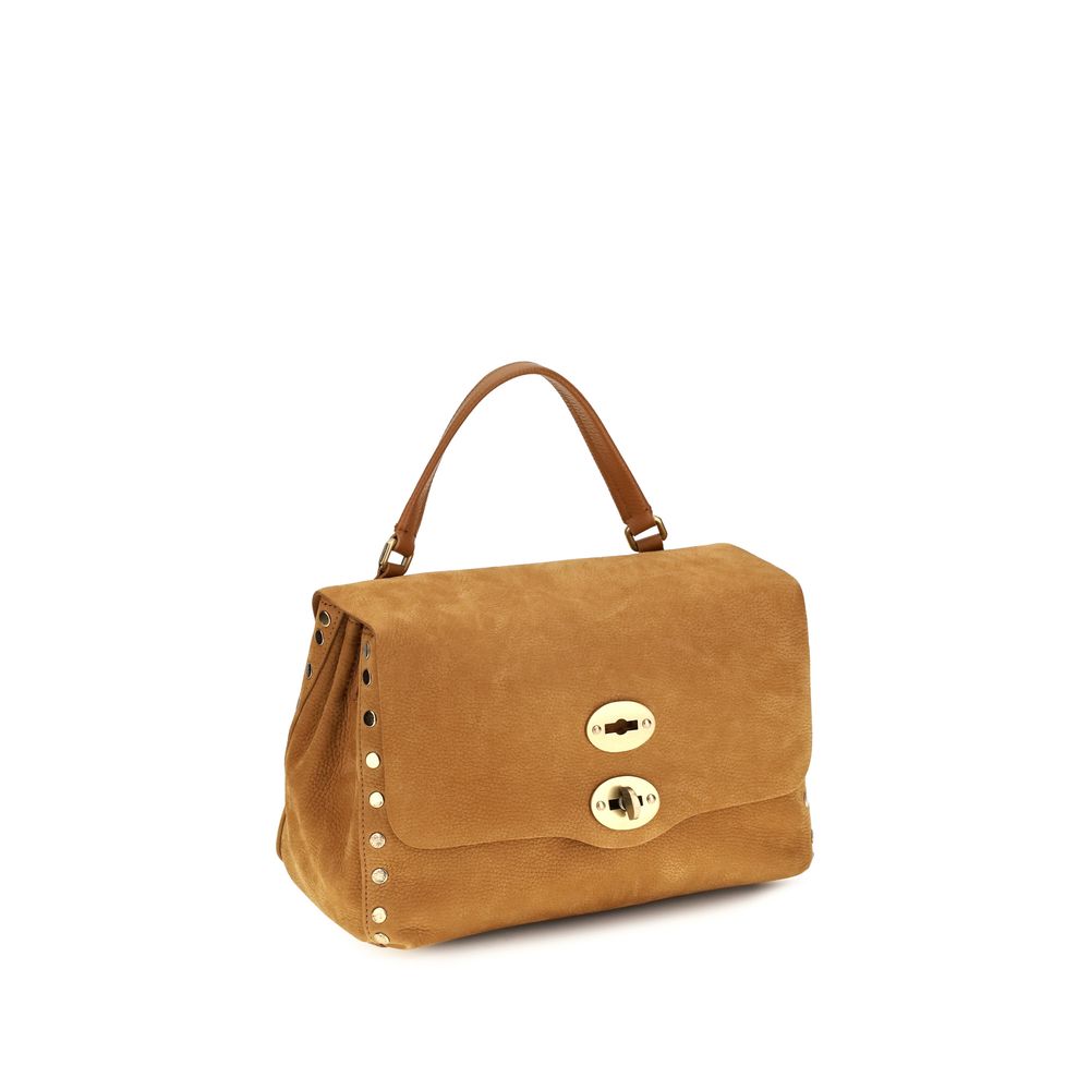 Zanellato Beige Wildleder Schultertasche